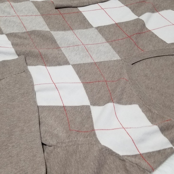 Banana Republic Long Sleeve Sweater Checkered XL - Picture 2 of 5